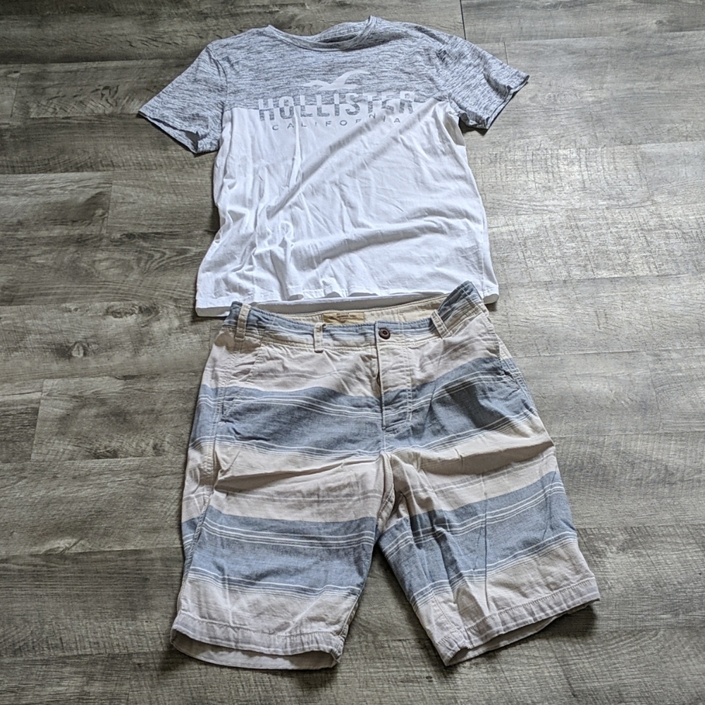 Hollister Shorts and Shirt